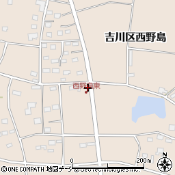 新潟県上越市吉川区西野島1301-1周辺の地図