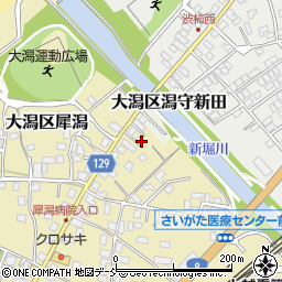 新潟県上越市大潟区犀潟672-1周辺の地図