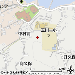 福島県玉川村（石川郡）小高（中村前）周辺の地図