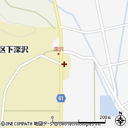 新潟県上越市吉川区下深沢97周辺の地図