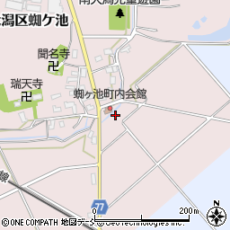 新潟県上越市大潟区蜘ケ池300-1周辺の地図