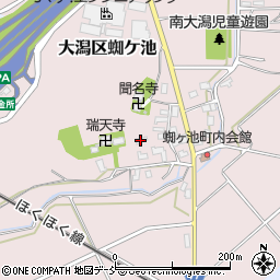 新潟県上越市大潟区蜘ケ池8周辺の地図