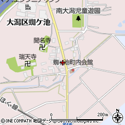 新潟県上越市大潟区蜘ケ池29-1周辺の地図
