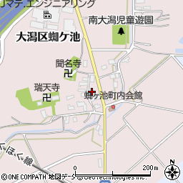 新潟県上越市大潟区蜘ケ池30-1周辺の地図
