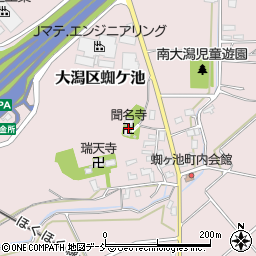 聞名寺周辺の地図