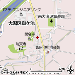 新潟県上越市大潟区蜘ケ池15-2周辺の地図