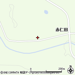福島県白河市大信隈戸赤仁田59-2周辺の地図