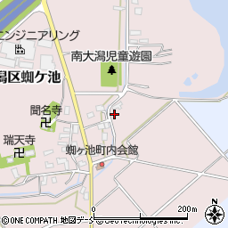 新潟県上越市大潟区蜘ケ池1139-1周辺の地図