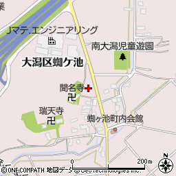 新潟県上越市大潟区蜘ケ池13-1周辺の地図