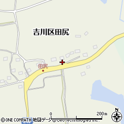 新潟県上越市吉川区田尻周辺の地図