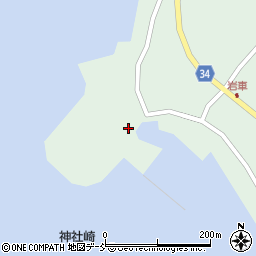 石川県穴水町（鳳珠郡）岩車（チ）周辺の地図
