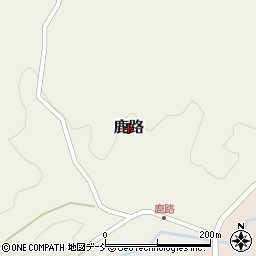 石川県穴水町（鳳珠郡）鹿路周辺の地図
