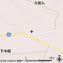 福島県白河市大信下小屋（樋ノ口）周辺の地図