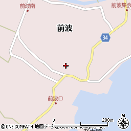 石川県穴水町（鳳珠郡）前波（ニ）周辺の地図