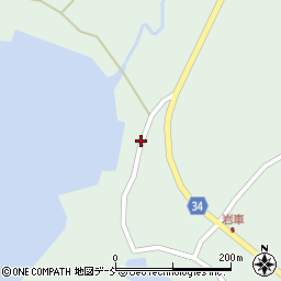 石川県鳳珠郡穴水町岩車メ周辺の地図