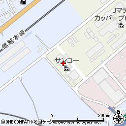 株式会社サンコー　新潟工場周辺の地図