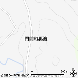 石川県輪島市門前町馬渡周辺の地図