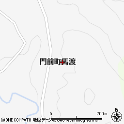 石川県輪島市門前町馬渡周辺の地図