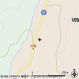 石川県羽咋郡志賀町切留ト周辺の地図