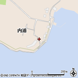 石川県鳳珠郡穴水町内浦ホ周辺の地図