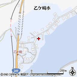 石川県鳳珠郡穴水町乙ケ崎ホ周辺の地図