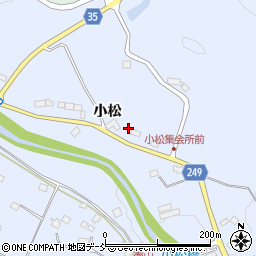 福島県双葉郡広野町上浅見川小松周辺の地図