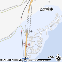石川県鳳珠郡穴水町乙ケ崎子周辺の地図