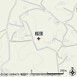 福島県玉川村（石川郡）北須釜（桜窪）周辺の地図
