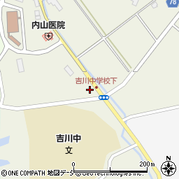 新潟県上越市吉川区下町1154-1周辺の地図