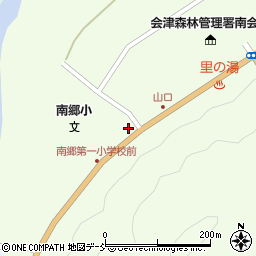 福島県南会津郡南会津町山口村上799周辺の地図