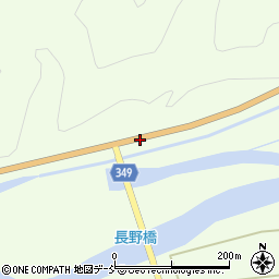福島県南会津町（南会津郡）長野（向山）周辺の地図