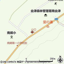 福島県南会津郡南会津町山口村上807周辺の地図