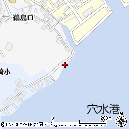 石川県鳳珠郡穴水町鵜島イ周辺の地図