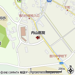 新潟県上越市吉川区下町1161-1周辺の地図