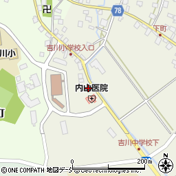 新潟県上越市吉川区下町1162-1周辺の地図