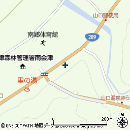 福島県南会津郡南会津町山口村上1146周辺の地図