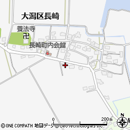 新潟県上越市大潟区長崎4周辺の地図