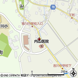 新潟県上越市吉川区下町1163周辺の地図