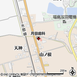 月田歯科医院周辺の地図