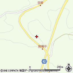 福島県平田村（石川郡）下蓬田（空釜）周辺の地図