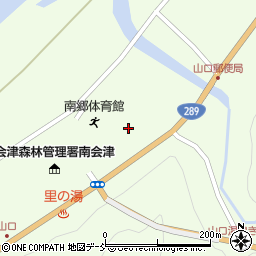 福島県南会津郡南会津町山口村上1192周辺の地図