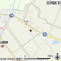 新潟県上越市吉川区下町991周辺の地図