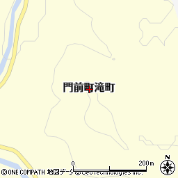 石川県輪島市門前町滝町周辺の地図