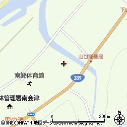 福島県南会津郡南会津町山口村上1183周辺の地図