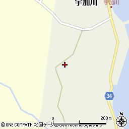 石川県鳳珠郡穴水町宇加川ル11周辺の地図