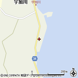 石川県鳳珠郡穴水町宇加川ル66周辺の地図