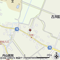 新潟県上越市吉川区下町854周辺の地図