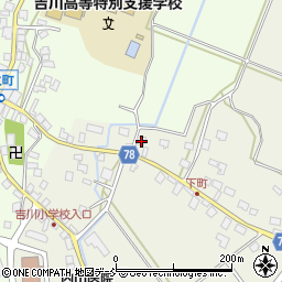 新潟県上越市吉川区下町844周辺の地図