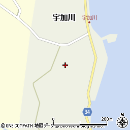 石川県鳳珠郡穴水町宇加川ル周辺の地図