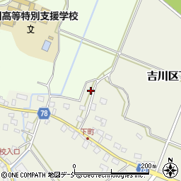 新潟県上越市吉川区下町854-3周辺の地図